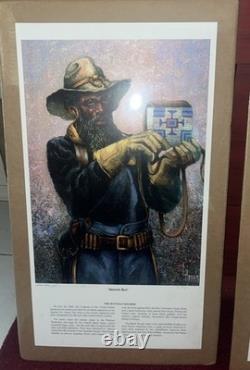 3-Art Print Buffalo Soldier, 10th Cavalry (S/N LImited Edition)COA ARTISTProof