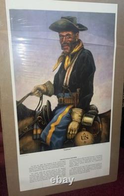 3-Art Print Buffalo Soldier, 10th Cavalry (S/N LImited Edition)COA ARTISTProof