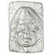 3 Troy Ounce. 999 Fine Silver Hand Poured Bison Bullion Premium Bar Wise Indian