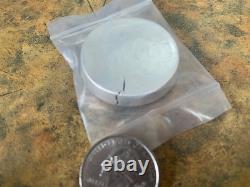 3 Troy Ounce 999 Fine Silver Hand Poured Bison Bullion Silver Round worth $111