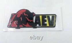 3pcs 2020 ZR2 Bison A-E-V Emblems for Chevrolet Colorado 84211000 (red)