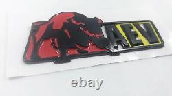 3pcs 2020 ZR2 Bison A-E-V Emblems for Chevrolet Colorado 84211000 (red)