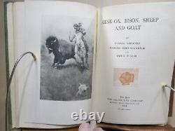 4 American Sportsman Books Game Birds, Deer, Waterfowl & Musk-Ox Bison 1902-04