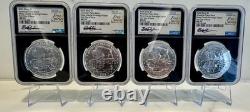 4 X 2024 Mesa Grande Nation $1 American Plains Bison Graded MS 70 by NGC Zaiken