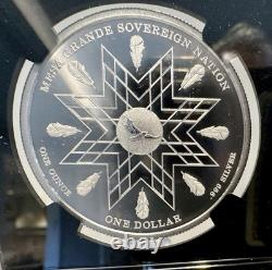 4 X 2024 Mesa Grande Nation $1 American Plains Bison Graded MS 70 by NGC Zaiken