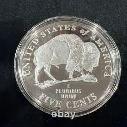 4oz 2005 American Bison Silver Proof ltd mintage of 2005 withbox + COA