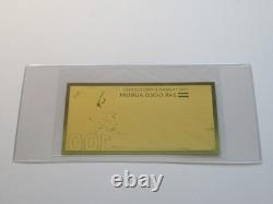 5 Aurum Notes American Wildlife Weighs 1.9 grams 24K gold Bison, Bear, Lion