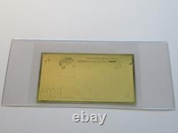 5 Aurum Notes American Wildlife Weighs 1.9 grams 24K gold Bison, Bear, Lion