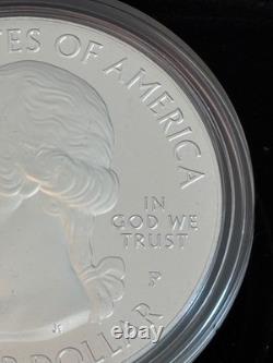 5 oz Silver ATB Bison Buffalo YELLOWSTONE Has Never Been Out of Capsule UNC 2010