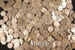 500-Buffalo Nickels D & S Only-Mostly Dateless or Super Weak Dates-Old Acids