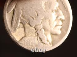 500-Buffalo Nickels D & S Only-Mostly Dateless or Super Weak Dates-Old Acids