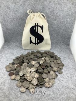 5lb Bag of Buffalo Nickels Unsearched! Estate Buy STOCK PHOTO over 450 coins