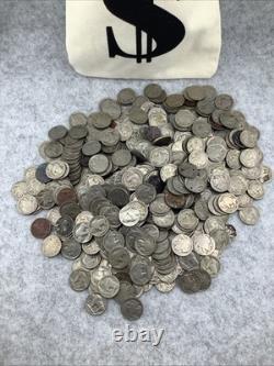 5lb Bag of Buffalo Nickels Unsearched! Estate Buy STOCK PHOTO over 450 coins