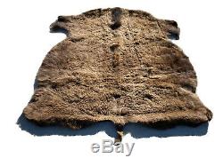 6ft x 6ft Authentic Buffalo/Bison Hide Rug