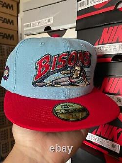 7 3/8 Myfitteds Route 66 Buffalo Bisons Blue Whale of Catoosa Blue Red Hatclub