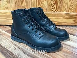 A++ ORIGIN American Bison Boot 6 Standard Lug Black Vibram Sole USA Made 10 D