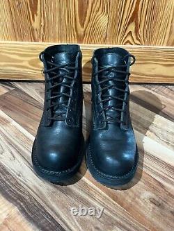 A++ ORIGIN American Bison Boot 6 Standard Lug Black Vibram Sole USA Made 10 D