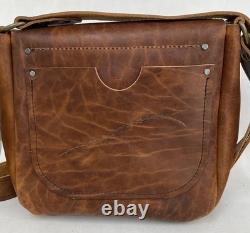 AMERICAN BISON LEATHER MUZZLELOADER STANDARD POSSIBLES BAG With2 POCKETS USA MADE