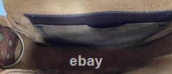 AMERICAN BISON LEATHER MUZZLELOADER STANDARD POSSIBLES BAG With2 POCKETS USA MADE