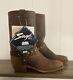 Abilene Sage Air Ride Bison Boots Brown Western Men's Size 9.5 New