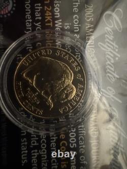 American Bison 24k Gold Plated