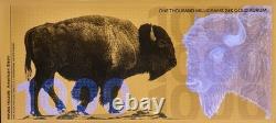 American Bison Aurum 1000mg (One Gram) 24k Gold Bill