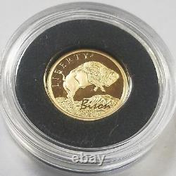 American Bison Gold Coin. 585 Proof National Mammals, National Symbols