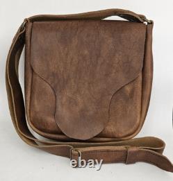 American Bison Leather Buffalo Muzzleloader Possibles Bag Us Made Free Shipping