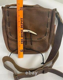 American Bison Leather Buffalo Muzzleloader Possibles Bag Us Made Free Shipping