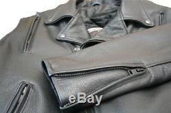American Bison Motorcycle Leather Jacket With Vents