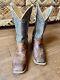 Anderson Bean Bison Brown Cowboy Western Boots Size 10.5D Great Condition