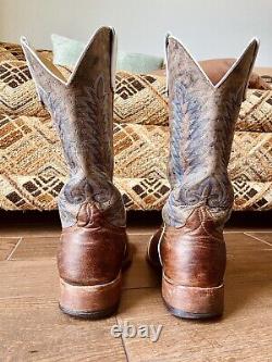 Anderson Bean Bison Brown Cowboy Western Boots Size 10.5D Great Condition