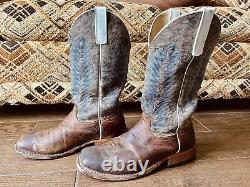 Anderson Bean Bison Brown Cowboy Western Boots Size 10.5D Great Condition