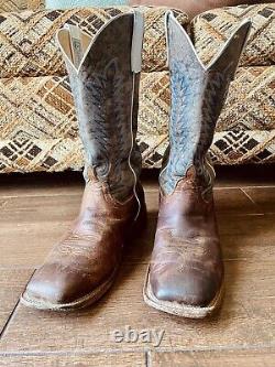 Anderson Bean Bison Brown Cowboy Western Boots Size 10.5D Great Condition