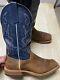 Anderson Bean Boots Men's 12.5D S1107 Distressed American Bison Leather
