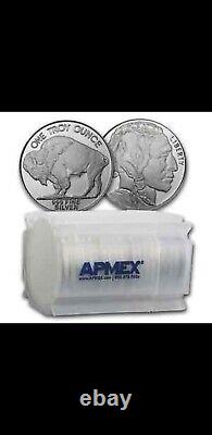 Apmex New Silver Bison Coin Rounds. 999 pure silver