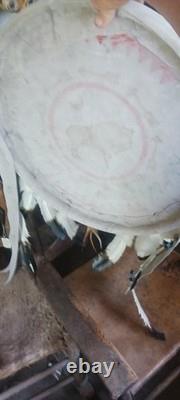 Awesome Native American Wall Art Painted Bison Shield Displays Beautiful