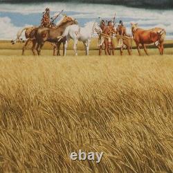 BEV DOOLITTLE The Arrival S/N L/E +COA Bison, Native American, Giclee Print