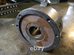 BISON 7-1/2 THREE-JAW LATHE CHUCK with PLAIN BACK MOUNT