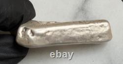 BISON BULLION PISTOL, 2oz. 999 POURED SILVER CHUNKY, HTF DESIGN