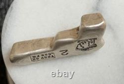 BISON BULLION PISTOL, 2oz. 999 POURED SILVER CHUNKY, HTF DESIGN