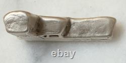 BISON BULLION PISTOL, 2oz. 999 POURED SILVER CHUNKY, HTF DESIGN