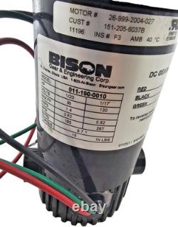 BISON DC GEARMOTOR 100 Series 011-190-0010 90VDC 1/20HP 185RPM