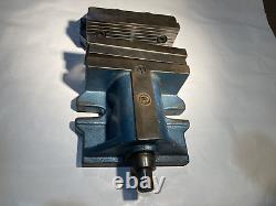 BISON Machine Vise 6? Jaw Width, Horizontal, Stationary Base less handle