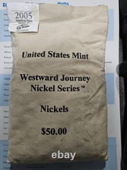 Bag of 2005-P Westward Journey Nickels American Bison UNOPENED OGP