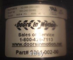 Bison 011-190-1125 DC Gearmotor 24VDC 73 RPM 0111901125 CPN 6001-002-00 NEW