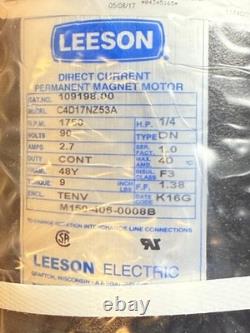 Bison 011-483-4087 DC Gearmotor 1/4HP, 90V, 2.7A, Leeson C4D17NZ53A, 109198.00