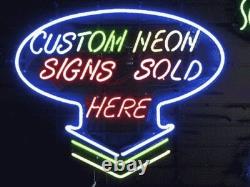 Bison 20x16 Neon Sign Lamp Light Party Gift Show Bar Man Cave Decor Artwork EM