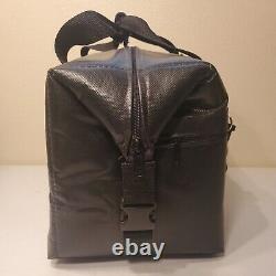 Bison 24 Can Softpak Cooler Bag Black 10 x 14 with Bottle Opener Keychain