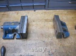 Bison 8 (200mm) 2 piece milling vise unlimited open hard ground jaws 1 close